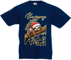 Fruit of the Loom Karácsonyi lajhár tempó - Gyerek Póló (kgyepolok132)