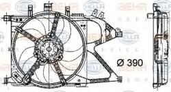 HELLA Ventilator, radiator OPEL CORSA C (F08, F68) (2000 - 2009) HELLA 8EW 009 157-441