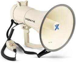 Vonyx MEG120 Megafon cu acumulator, 120W, 1600m, Bluetooth/USB/SD, bej, Vonyx (952.033)