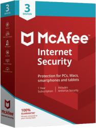McAfee Internet Security (3 Felhasználó 1 Év) (MIS0AFNR3RAAD)
