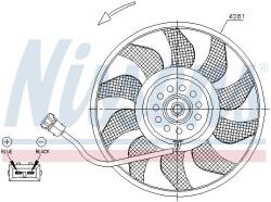 NISSENS 85618 Ventilator, radiator