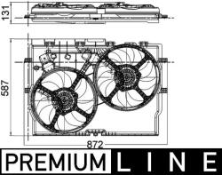 MAHLE CFF228000P Ventilator, radiator