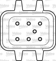 VALEO 850860 Mecanism actionare geam