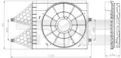 TYC 837-0033-1 Suport, ventilator