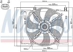 NISSENS 85290 Ventilator, radiator