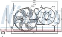 NISSENS 85262 Ventilator, radiator