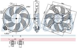 NISSENS 85989 Ventilator, radiator