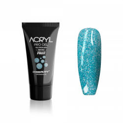 2M Beauty Acryl Pro Gel 2M Micro Reflective Glitter Light Blue - 15g