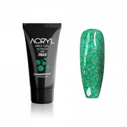 2M Beauty Acryl Pro Gel 2M Micro Reflective Glitter Green - 15g