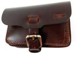 Blázek&anni Blázek és Anni Fekvő közepes méretű övre fűzhető barna táska 9614AM