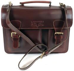 Blázek&anni Aszimmetrikus barna aktatáska 9226AM - taskaweb