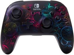 PowerA Enhanced Wireless Controller Nintendo Switch with Lumectra Galactic Vortex (NSGP0349-01) Gamepad, kontroller