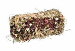 TRIXIE Hay Bale Beetroot and Parsnip - kiegészítő eleség (szénabála, céklával és paszternékkal) rágcsálók részére (ø10×18cm) 200g