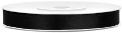 PartyDeco Dekor szaténszalag fekete 6 mm/25 m TS6-010