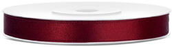 PartyDeco Dekor szaténszalag, bordó, 6 mm/25 m TS6-082
