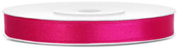 PartyDeco Dekor szaténszalag, sötét pink, 6 mm/25 m TS6-006