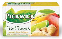 Pickwick Fruit Fusion Ceai de mango, lime și ghimbir 20 plicuri