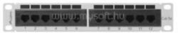 Lanberg Patch panel 12 port 1U 10" CAT. 5e szürke (PPU5-9012-S) (PPU5-9012-S)