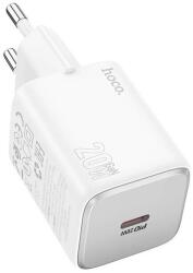hoco. N40 WHITE 20W Type-C fehér hálózati töltő (N40 WHITE)