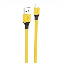 FONENG X96 USB-A to USB-C cable 2.4A, 1m (yellow)