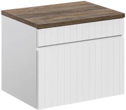 Comad Set dulap Comad Iconic White ICONIC WHITE 82-80-D-1S, blat Comad Sante Fe Oak SANTA FE OAK89-080-A (SETICWB80CM)