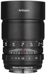 7artisans FF 60mm f/2.8 Macro 2x objektív (Canon R) (60F28(2x)B-R)