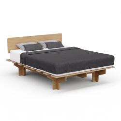 Blumfeldt NordicAura Queen kétszemélyes ágykeret, 160 cm x 200 cm, robusztus, szerszámok nélkül, eukaliptuszfa, polc (BED3-NA-Q160) (BED3-NA-Q160) - electronic-star - 113 476 Ft