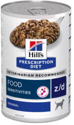 Hill's HILL'S PD Prescription Diet Canine z/d Sensibilități alimentare 370 g - cutie