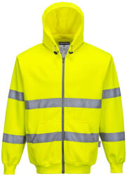Portwest B305 Hi-Vis zippzáros pulóver Sárga - 4XL (PW-B305YER4XL) - megatool