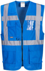 Portwest F476 Iona vezetői mellény Royal kék - XXL (PW-F476RBRXXL) - megatool