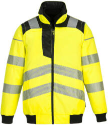 Portwest PW302 PW3 Hi-Vis 3-in-1 Pilota kabát Sárga/Fekete - XL (PW-PW302YBRXL) - megatool