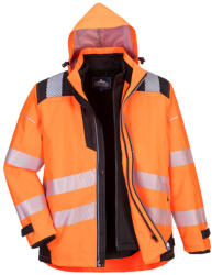 Portwest PW365 PW3 Hi-Vis 3-in-1 kabát Narancs/Fekete - XXL (PW-PW365OBRXXL) - megatool