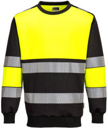 Portwest PW376 PW3 Hi-Vis Class 1 pulóver Sárga/Fekete - M (PW-PW376YBRM) - megatool