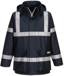 Portwest S785 Bizflame Rain antisztatikus lángálló esőkabát Navy - XL (PW-S785NARXL) - megatool