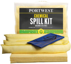 Portwest SM90 20 liter vegyi szorbens készlet Sárga (PW-SM90YER) - megatool