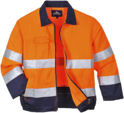 Portwest TX70 Madrid Hi-Vis kabát Narancs/Navy - S (PW-TX70ONRS) - megatool