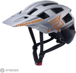 Cratoni AllSet Pro sisak, ezüst/narancssárga matt (S/M (54-58 cm))