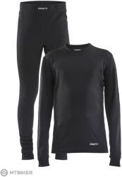 Craft CORE Dry Baselayer gyerek szett, fekete (134/140)