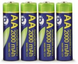 Gembird 2000mAh AA Ni-MH akkumulátor 4db/csomag (EG-BA-AA20R4-01) - primatinta