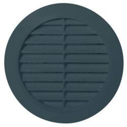 STYRON Awenta T30GR kerek fali rács, rovarhálóval, szürke színben NA100 (szellőzőrács) (T30GR)