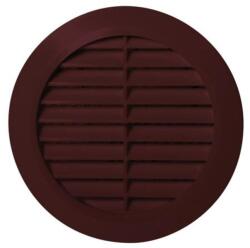 STYRON Awenta T23BR kerek fali rács, rovarhálóval, barna színben NA150 (szellőzőrács) (T23BR)