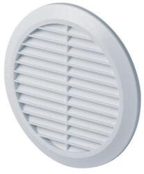 STYRON Awenta T36 kerek fali rács, rovarhálóval, fehér színben NA100/150 (szellőzőrács) (T36)