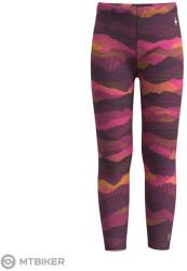 Smartwool Classic Thermal Merino gyerek alsónadrág, purple iris mtn scape (S)