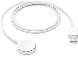 iPhone Apple Mágneses Töltőkábel Fehér Apple Watch 5/6 (OOB Bulk)