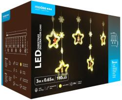 Modee Karácsonyi LED Dekoráció Fényfüzér - Adapteres, C3005, 110LED/3m, Meleg