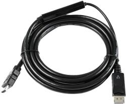 V7 DisplayPort 1.4 HDMI 2.1 Átalakító Fekete 3m V7DP14HDMI21-3M-BLK (V7DP14HDMI21-3M-BLK)