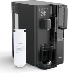 Klarstein VitalPour vízszűrő, 5 fokozatú szűrő, fordított ozmózis, 5 l tartály, érintős, mobil, 3 másodperc (WFT1-VitalPourBlack) (WFT1-VitalPourBlack) - klarstein