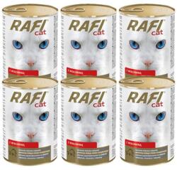 RAFI DOLINA NOTECI Rafi Adult Marhahús Nedves macskaeledel 6x415 g