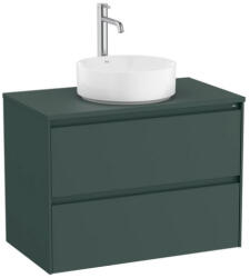 Roca Ona 2 fiókos mosdószekrény 79, 4x45, 7x58, 3 cm, matt zöld A851728513 (A851728513)