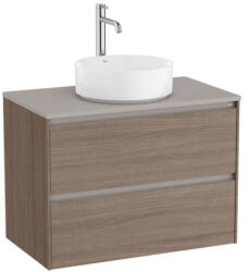 Roca Ona 2 fiókos mosdószekrény 79, 4x45, 7x58, 3 cm, sötét szil A851728511 (A851728511)